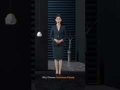 Folhas de telhado de alumínio corrugado de qualidade personalizado